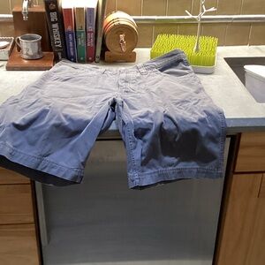 Old Navy Men's Slate Blue Flat Front Shorts